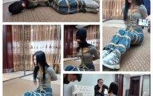 不劳而获之绑（上）高手缚 中式五花 日式反绑运动 健身服 驷马 堵嘴 胸缚 挠痒 西式 直臂并肘 眼罩 蒙眼 胶带 放置 口球 TK 捆绑 驷马
