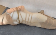  妍妍绷带全包丝袜