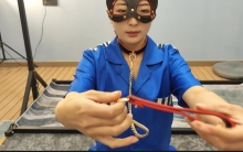 真实客户体验之 一 女囚 绳艺捆绑 狗奴调教 皮鞭 溜狗 下集