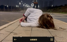 户外OL手铐束缚取钥匙被电击摔倒SubM